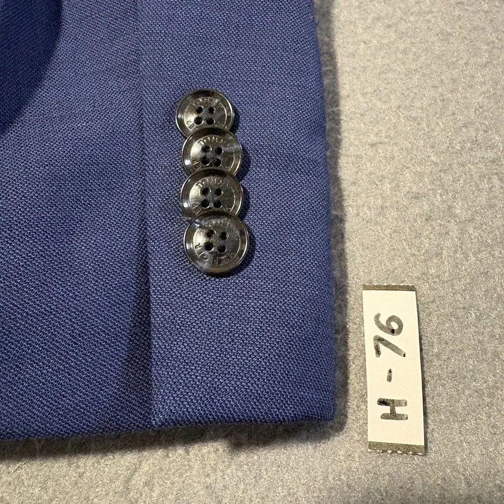 Tommy Hilfiger Sport Coat 38R Blue Wool‎ Blend Performance Stretch Modern Blazer